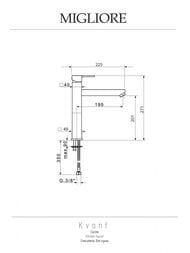 ��������� ��� ����� Migliore Cucina KVANT �������������, ���� ML.KVT-2799.CR