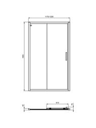 ������� ����� Ideal Standard CONNECT 2 (1200�1950) ��������, ������� ���.������/������ ����. K9277V3