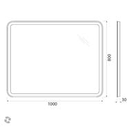 ������� BelBagno (1000x30x800) � ���������� � ��������� ������������ SPC-MAR-1000-800-LED-BTN