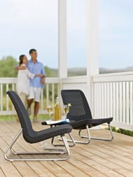 �������� ������ KETER RIO PATIO (77,5x54�76), 2 ������+����, ������