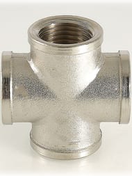Крестовина VALTEC 1/2"В, лат.никелир, VTr.760.N.0004