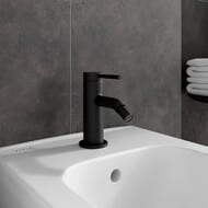 Смеситель для биде VitrA Minimax Round A4353636EXP однорычажный матовый черный латунь