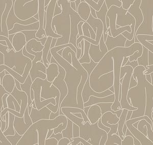 Обои флизелиновые Loymina Amazonia Ins2, 002/1 (1х10,05) бежевые (рул.)
