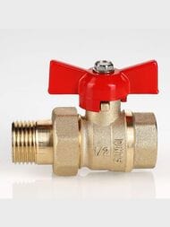 Кран шар.VALTEC СТАНДАРТ с полусгоном 1/2", вн.-нар. (PN40) VT.127.GN.04 — изображение 5