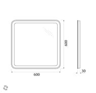 ������� BelBagno (600x30x600) � ���������� � ��������� ������������ SPC-MAR-600-600-LED-BTN