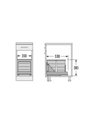 ������������ ������� ��� ������ 48� (24+24�) Hailo Bottom-Mount 3616411