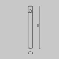 ����������� ���������� Maytoni Amas (����) O432FL-01GF1, E27x1 60�� IP 54, ������