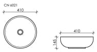 �������� ��������� Ceramicanova Element 410�410�145 �������, ��� ��������, ����� CN6021