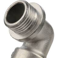 Угол с упором STOUT 1/2"ВН, никель,  SFT-0016-000012