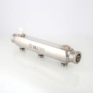 Коллектор VALTEC 1.1/2" на 3 выхода, 3/4"Н с м-о расст вых. 100мм, нерж. сталь, VTc.510.SS.080503 — миниатюра 8