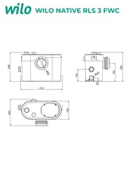 ��������������� �������� ��������� Native WILO RLS 3 FWC, (� �������������)   2459904
