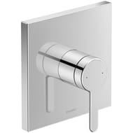 Смеситель Duravit C.1 для душа встраиваемый однозахватный, накладка квадрат, хром C14210009010