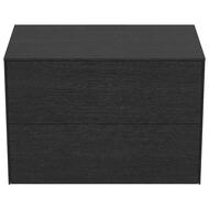 Тумба под раковину Ideal Standard CONCA (800x505x550) 2 ящика, дымный дуб, со столешницей T4322Y4