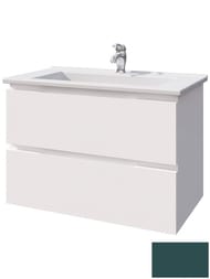 Тумба под раковину Caprigo Сидней 80 (770х580х470) подвесная, 2 ящика, цвет море 35816-SF013