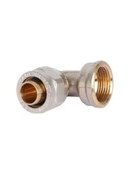 Уголок STOUT 20х3/4"В обжимной, для металлопластиковых труб, SFS-0007-003420