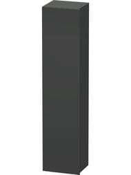 Пенал Duravit DuraStyle (400х1800х360) петли слева, цвет: графит матовый DS1229L4949