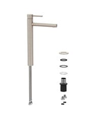 Смеситель Vitra Origin для умывальника высокий, никель шлифованный A4255834