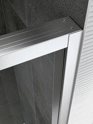 Душевая дверь ABBER Komfort AG93120 (1200х2000) раздвижная, стекло 8мм прозрачное/профиль хром — изображение 6