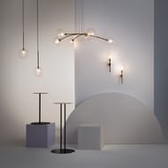Подвесной светильник Maytoni Mood (Муд) MOD172PL-01BS, IP20, G4х6, латунь