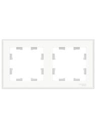 Рамка Systeme Electric ATLASDESIGN Art 2 поста с возможностью установки персон. изобр.ATN200102