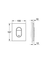Комплект Grohe Rapid SL 5в1 Инсталяция+Подвесной унитаз с сиденьем м/л+Панель 103849SH00