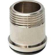 Американка STOUT 3/4"ВН, прямая, никель, уплотнение под гайкой o-ring кольцо, SFT-0041-000034