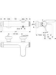 ��������� ��� ����� Ideal Standard MELANGE A4271AA �������� �����, ��� �������� ������