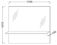 ������� Jacob Delafon STRUKTURA EB1215-N18 (1190�150�1072) �����, �����