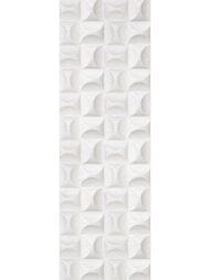 Плитка настенная Gracia Ceramica Lauretta white wall 04 (300х900) рельеф, белая (кв.м.) — миниатюра 1