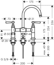 ��������� Axor Montreux 16511000 ��� ��������� ������������� "������", ����