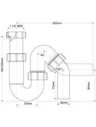 ����� P/S-�������� McAlpine (1 1/4"�32��) ������������� ����� MRW5