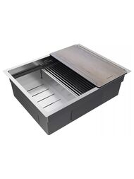 Мойка нерж. сталь NEXT-MULTI SINK 58 UNI, PM785845-BS, браш нерж.сталь, 580х450мм, Paulmark — изображение 2