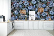 Панно Marburg Smart Art 46720 (2,70х3,18) цветы, синее (рул.)
