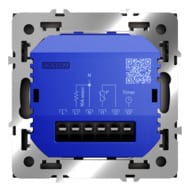 Терморегулятор электронный Voltum S70 с индикацией и датчиком, для теплого пола, VLS070114, капучино