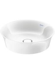 Умывальник накладной Duravit White Tulip 2362430079 430х430 без перелива, без отв. под смес., белый