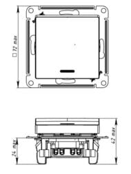 ����������� Systeme Electric ATLASDESIGN 1-��������� � ���������� ����� 1� 10�� ������ ATN001013