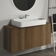 Тумба под раковину Ideal Standard CONCA 1200x373x550 2 ящ внешних, темн.орех, стол.с вырезом T3949Y5 — изображение 4
