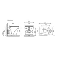 ������ ��������� Ceramicanova Balearica 490�365�360 �������������, ������� �/�, �������� CN6000MC