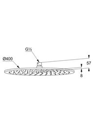 ������� ��� KLUDI A-QA DN15 ������� 400��, ������, ������ ������� 6434087-00