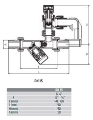 ������ ������������ ��������������� SYR Typ 24, �� 200 �,DN-15, 1/2"x1/2", 10 ��� 0024.15.002