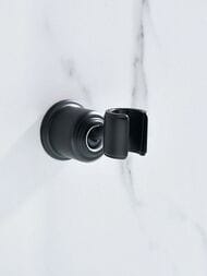 Держатель ручного душа AQUATEK Классик черный матовый AQ2407MB