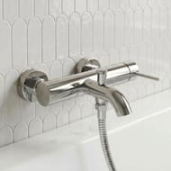 Смеситель для ванны/душа WasserKRAFT Niers 3001 настенный, однозахватный, короткий излив, хром — изображение 2