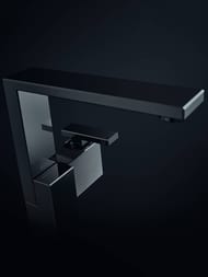 Смеситель Axor Edge 46021000  для умывальника однорычажный, алмазная огранка, высота 190мм, хром