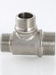 Тройник VALTEC 3/4"х1/2"х1/2" ННН, лат.никелир, VTr.131.RN.050404 — изображение 4