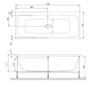 ����� ��������� AM.PM Func 1700�427�700 �������������, ����� W84A-170-070W-A