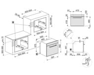 ������� ���� SMEG SF6905P1 (597�592�548) �������������������, 8 �������, ��������