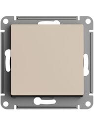 Выключатель Systeme Electric ATLASDESIGN 1-клавишный с подсветкой схема 1а 10АХ песочный ATN001211