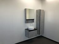 Зеркало-шкаф COMFORTY Эдинбург-60 (580х800х155) подвесной, бетон-светлый 00-00002043
