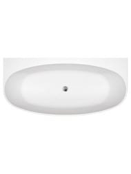 Ванна акриловая BelBagno BB83-1700-W0 (1700x800x580) пристенная, без перелива