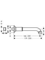 ����� �� ����� Axor Montreux 16541820 ����� 166-220 �� ���� ������